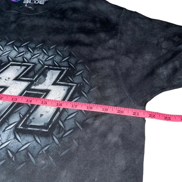 Liquid Blue KISS Metal Tie-Dye T-Shirt Size Large - Picture 3 of 4